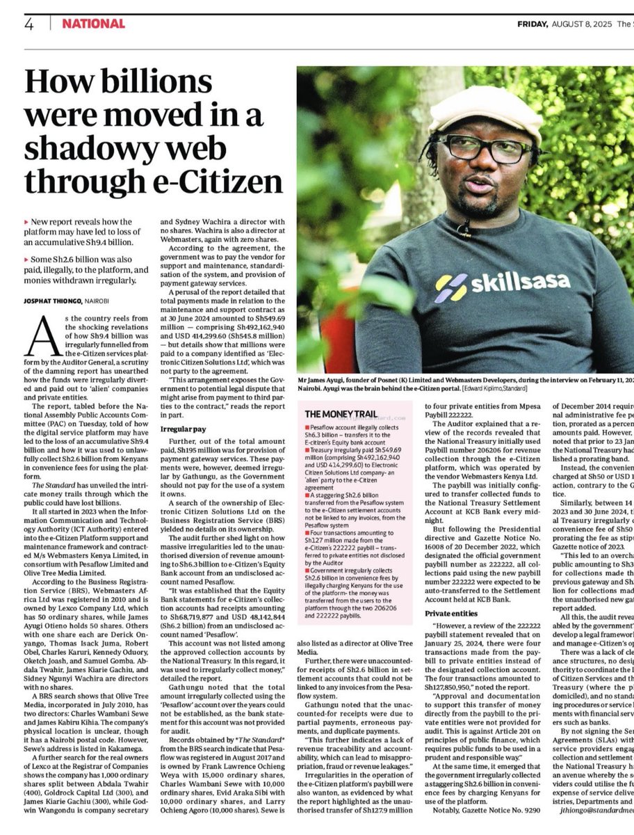 Dr. Miguna Miguna (@migunamiguna) on Twitter photo The Auditor General has done her job, identified massive theft of public resources and named most of the thieves involved, but the inept and corrupt <a href="/DCI_Kenya/">DCI KENYA</a>, <a href="/EACCKenya/">EACC</a> and <a href="/ODPP_KE/">Office of The Director Of Public Prosecutions</a> are busy arraigning protesters and bloggers over trumped up charges. The Auditor General has done her job, identified massive theft of public resources and named most of the thieves involved, but the inept and corrupt <a href="/DCI_Kenya/">DCI KENYA</a>, <a href="/EACCKenya/">EACC</a> and <a href="/ODPP_KE/">Office of The Director Of Public Prosecutions</a> are busy arraigning protesters and bloggers over trumped up charges.