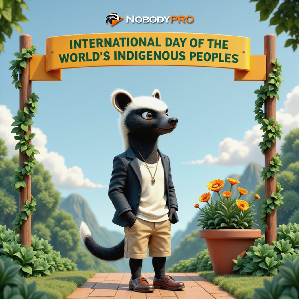 Nobodypro_AI's tweet image. 🌍💚 August 9th, International Day of the World’s Indigenous Peoples. A salute to the wisdom and traditions of indigenous communities worldwide! 🌿
Today, let’s focus on the indigenous peoples and their legacy that profoundly influence global culture. 💫
#AI #NobodyPro…