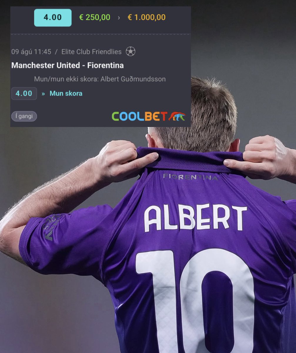 Albert á Old Trafford, hold my beer