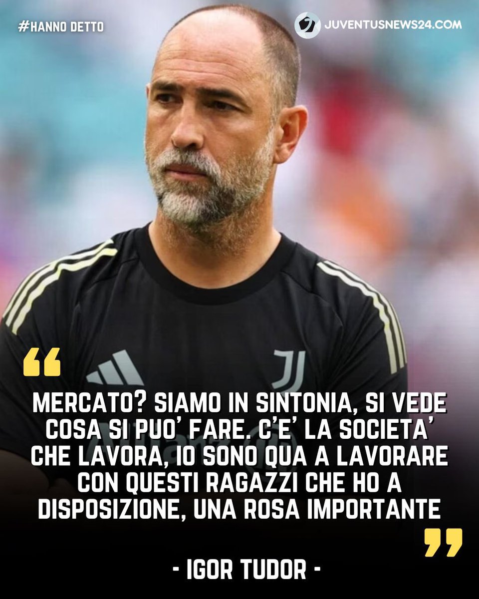 🎙️⚪️⚫️ Mister #Tudor parla dal ritiro in Germania in vista del match contro il Borussia Dortmund: mercato, i nuovi e tanto altro...

💪 Tutte le dichiarazioni dell'allenatore le puoi trovare nel primo commento👇