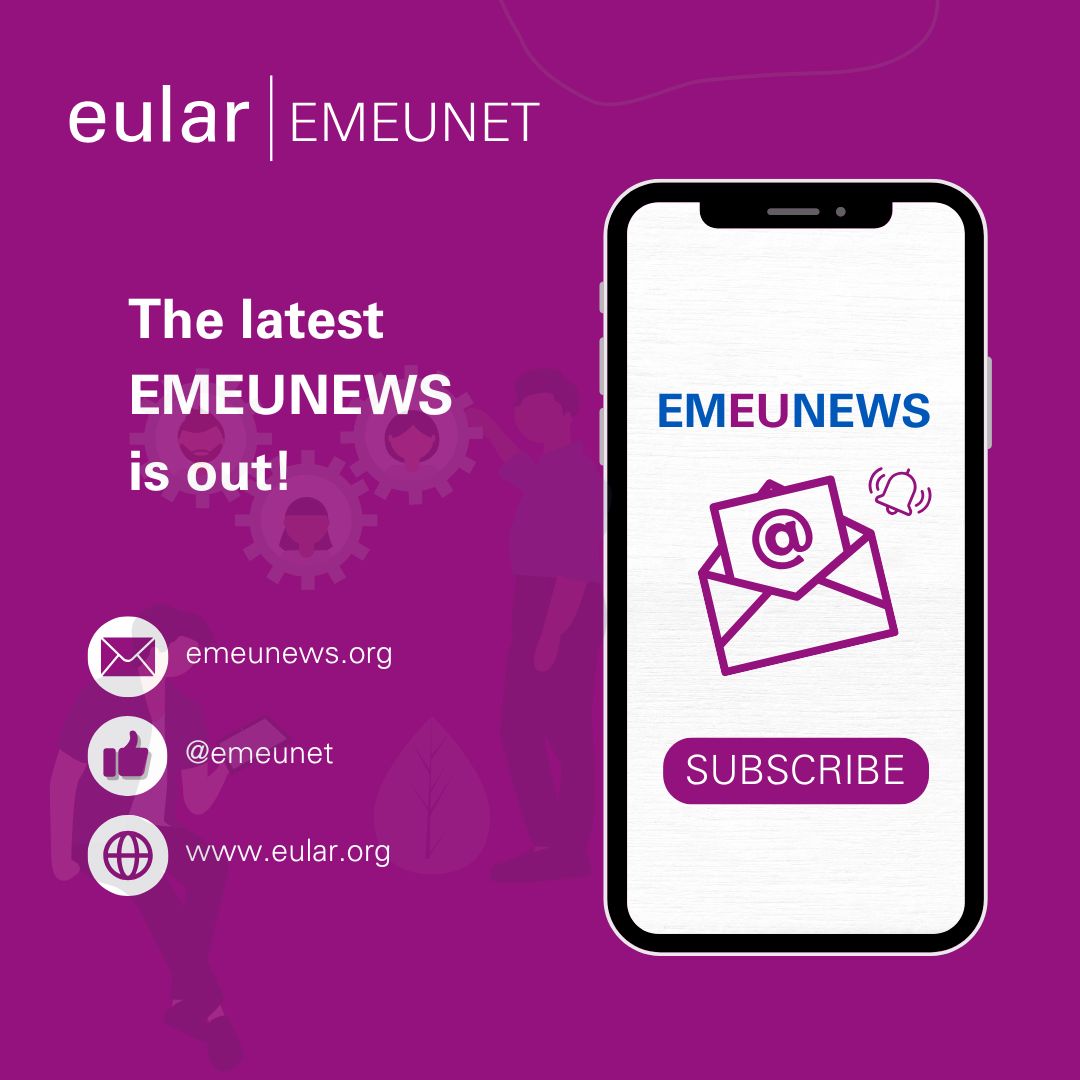 EMEUNET (@emeunet) on Twitter photo 🚨 Hot off the press! The latest issue of #EMEUNEWS is here 🔥
Get the top highlights from #EULAR2025 — including standout sessions, must-see posters, and insider insights straight from Barcelona📝
Don’t miss it! 👉 pulse.ly/eqyqamtijy 🚨 Hot off the press! The latest issue of #EMEUNEWS is here 🔥
Get the top highlights from #EULAR2025 — including standout sessions, must-see posters, and insider insights straight from Barcelona📝
Don’t miss it! 👉 pulse.ly/eqyqamtijy