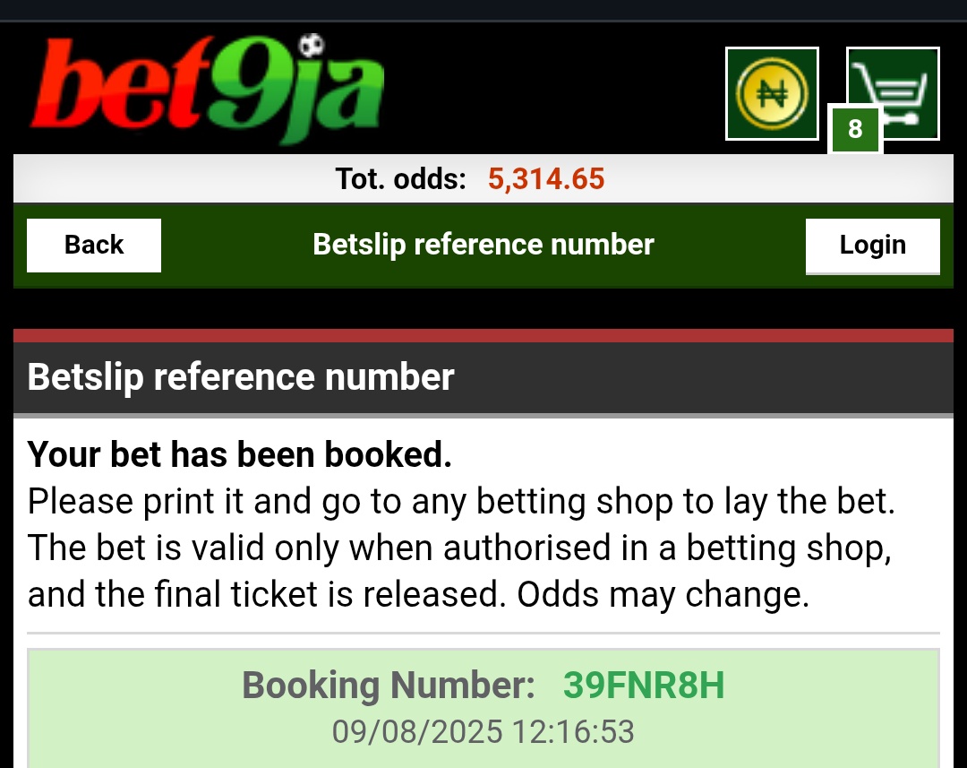 39FNR8H - 8 FT X 
39FP2NT - 6 FT X 

Second tier 
39FPPYZ - 8 FT X 
39FPY98 - 6 FT X 

#Bet9jacode