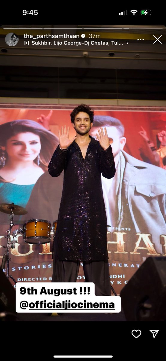 My precious hero... Just look at that smile, the excited him..it’s already been 1 year since Ghudchadi Movie.. 

Celebrating Parth’s debut as Chirag! 🎉

1Year Of Parth As Chirag

#ParthSamthaan #Ghudchadi