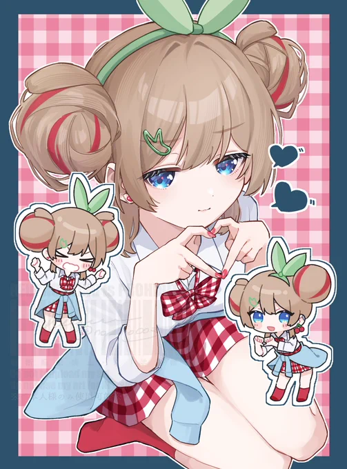 鹿乃様「チェリーポップ」のイラストを描かせてせていただきました!