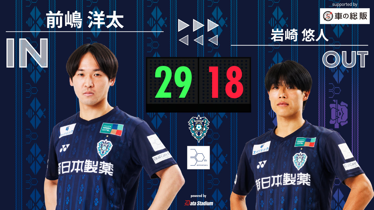 2024 アビスパ福岡 前嶋洋太 オーセンユニフォーム フルマーキング 2024 アビスパ福岡 前嶋洋太 オーセンユニフォーム フル