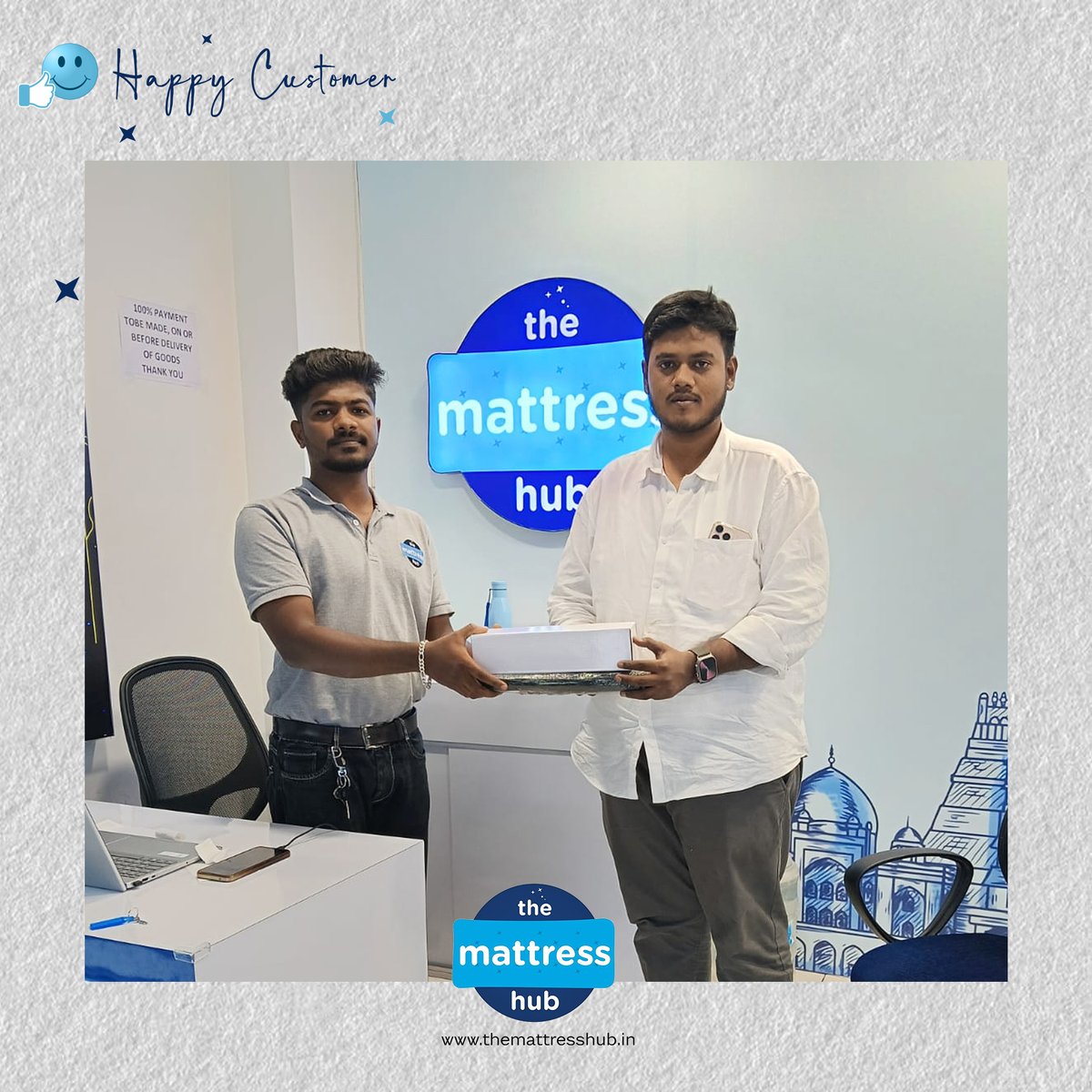 HubMattress's tweet photo. Your trust means the world to us – thank you from The Mattress Hub, Pollachi!

Sleep Better, Live Better – Only at The Mattress Hub Coimbatore | Tiruppur | Chennai | Pollachi
Call Now: +91- 63840 02400
#TheMattressHub #CoimbatoreMattress #MattressShopping #LuxuryMattress https://t.co/5b7swxSTpI