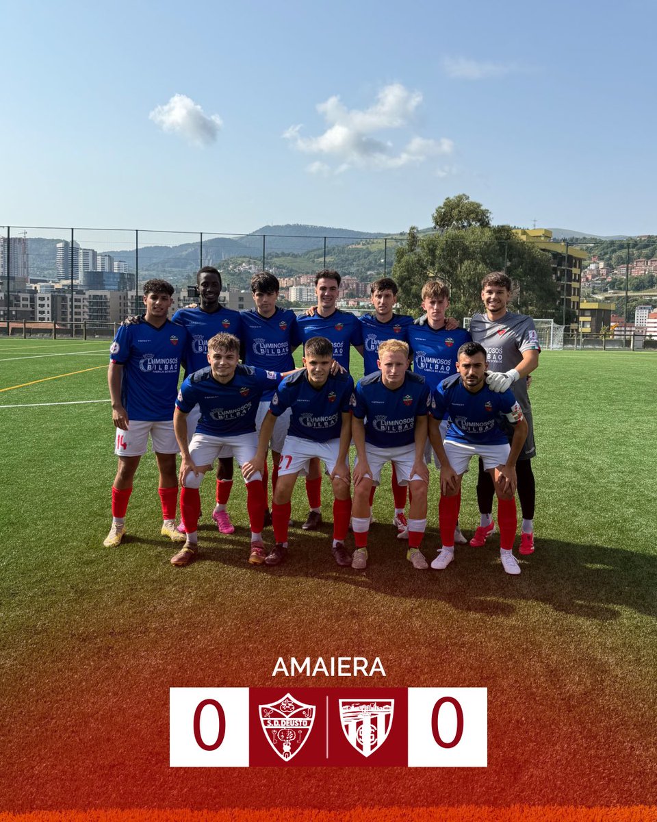 Denboraldi-aurreko lehen partida berdinketarekin amaitu dugu: 0-0 Sestaoren aurka. Lan ona, talde! 🔴 #EgurreDeustu 🍅🍅🍅