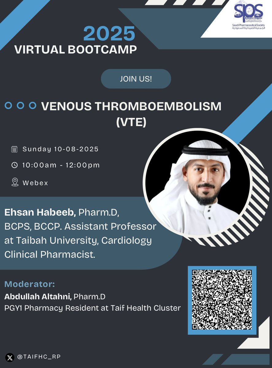 We kick off our bootcamp with Dr. <a href="/shs_h10/">Ehsan Habeeb, Pharm.D, BCPS, BCCP</a>. He graduated from Nova University and then pursued a PGY1 and PGY2 in Cardiology from Brigham and Women's Hospital (Harvard affiliated Hospital).