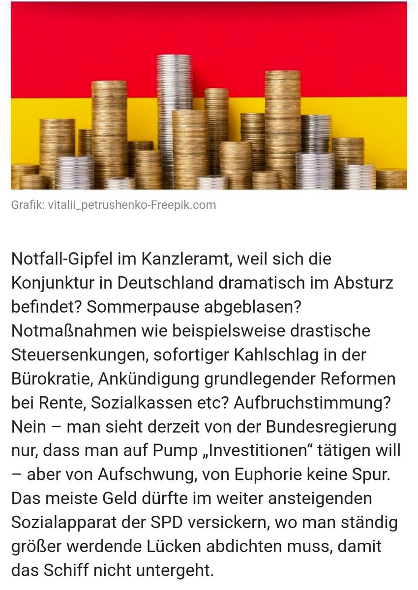 Kurzfassung einer "STAATS-TITANIC" ⁉️