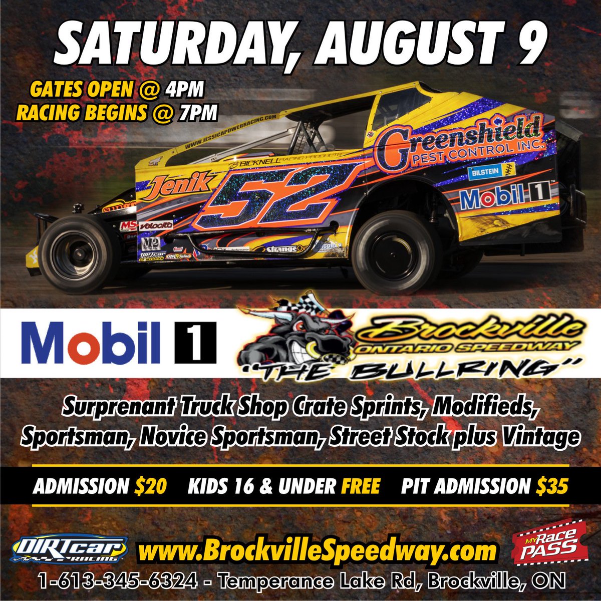 brockville speedway tweet media
