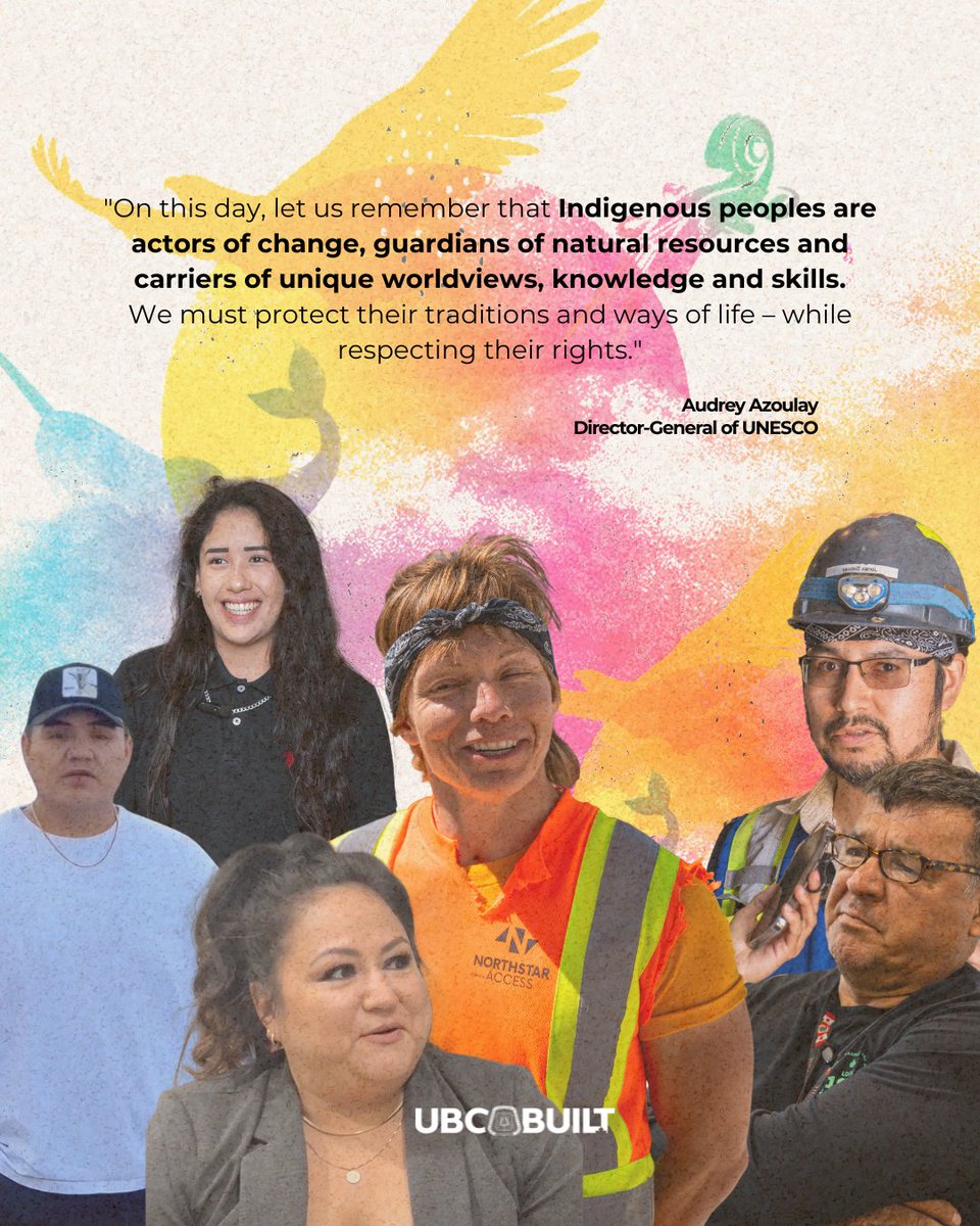 Today, we honour the voices, cultures, and contributions of Indigenous Peoples around the world. At UBC Built, we recognize that reconciliation is ongoing, and that respect, inclusion, and equity must be part of the foundation we build daily.