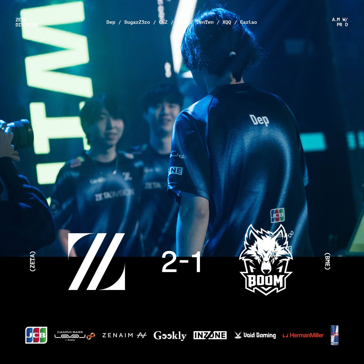 You're not getting into my house, Mr. Wolf!!!🏠🪷
Stage 2は2W-3Lにて終了🔚
たくさんの応援ありがとうございました！

#ZETAWIN #VCTPacific