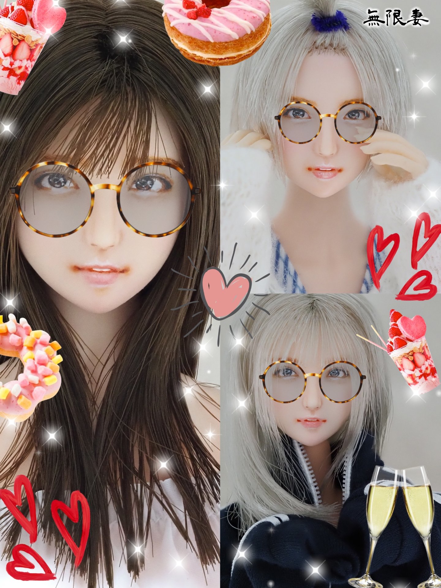 朧アニメーターdollカスタム ドールアイ 12mm 14mm アクリル アニメアイ TypeX カスタム