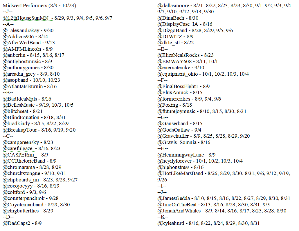 Bands & Artists tweet media