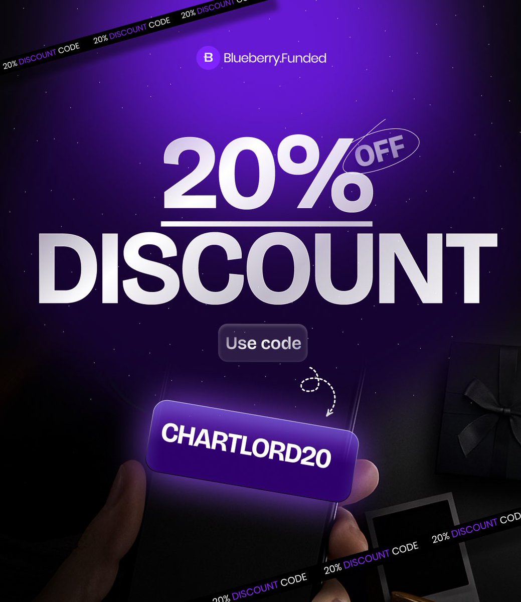 With Blueberry, market no daa close.
Forex during the week, Synthetics during the weekend.
How else person go take escape this poverty?
Buy any account on a 20% discount when you apply "Chartlord20"

blueberryfunded.com/?utm_source=af…