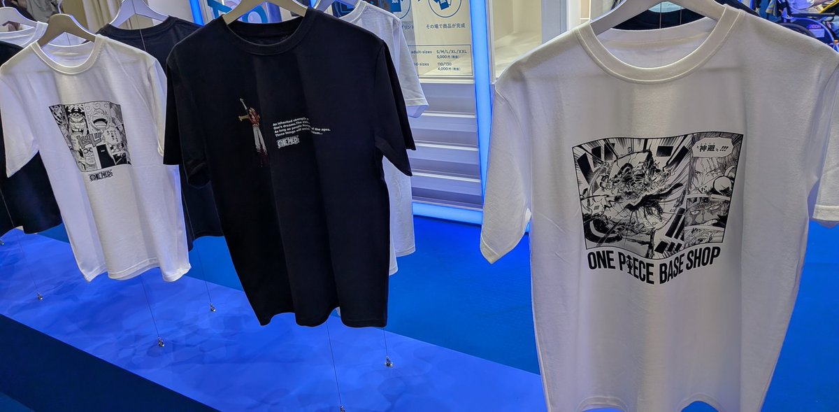 #ONEPIECEDAY'25より
12月にオープンするONEPIECE BASE SHOPで販売されるグッズ

ONDEMAND T-SHIRT
好きなイラストでオリジナルTシャツを作れるようです！