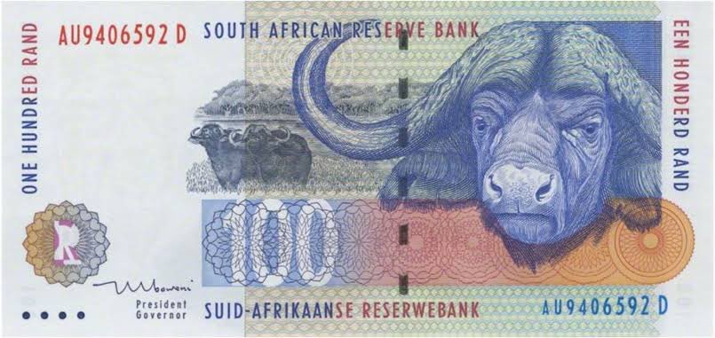 South African 100 rand Bill 🤌🏿