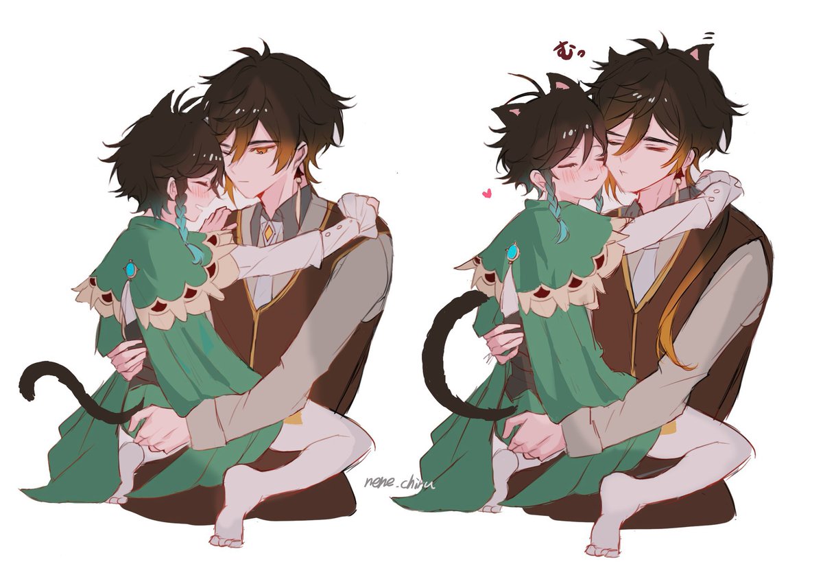 はぐの日と聞いてご都合鍾ウェン🐱
#Zhongven