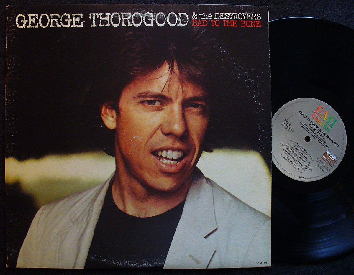 "Bad to the Bone", the fifth studio album by George Thorogood and the Destroyers was released today in 1982. The album features the best known single "Bad To The Bone". #80s