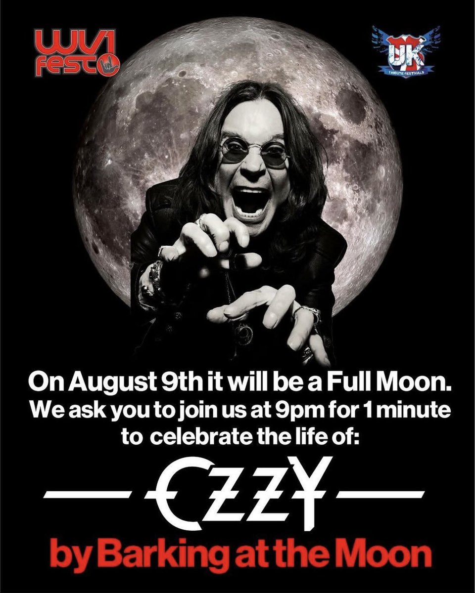 VermilionMatt's tweet photo. JST 21:00
Take my minute and rest in peace, Ozzy https://t.co/0yARCNIetS