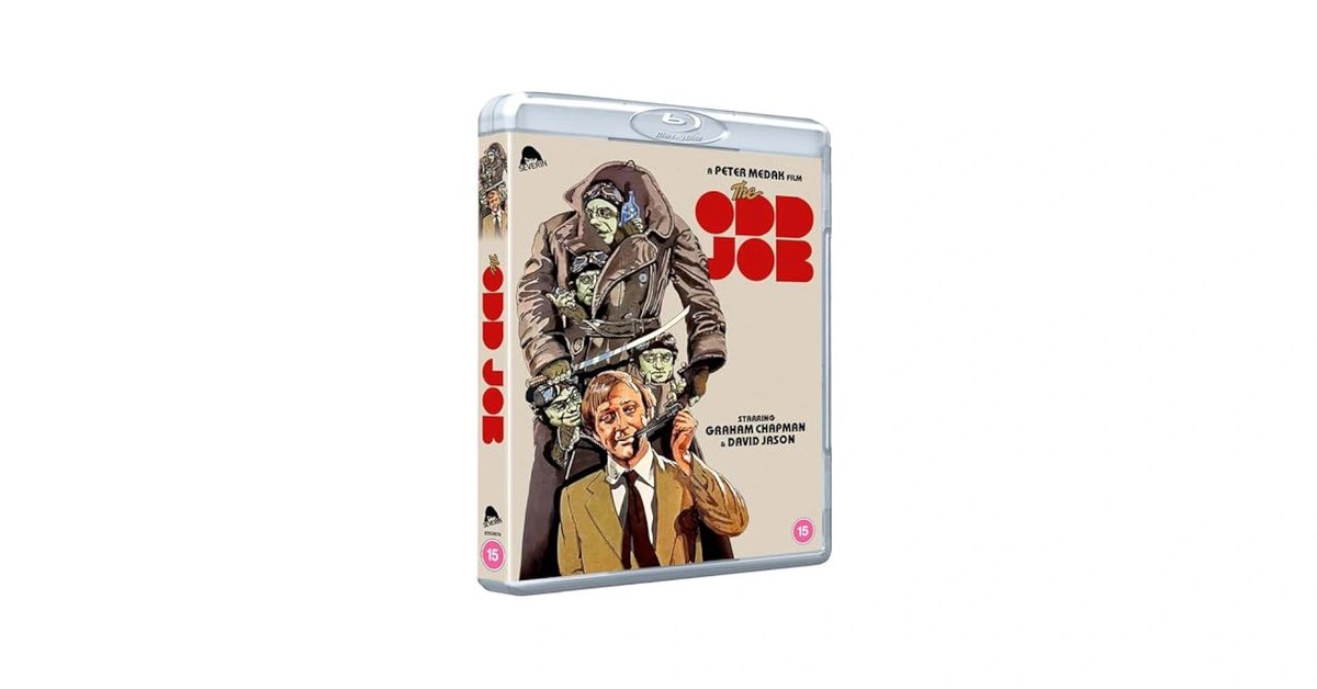 '#TheOddJob is a film steeped in the black humour traditions of the era made notable by the presence of #GrahamChapman of #MontyPython fame &amp; an early appearance by the then up-and-coming #DavidJason' <a href="/cinecakes/">MOVIEDROME HQ</a> 

Blu-ray arrives 25 August <a href="/SeverinFilms/">Severin Films</a>