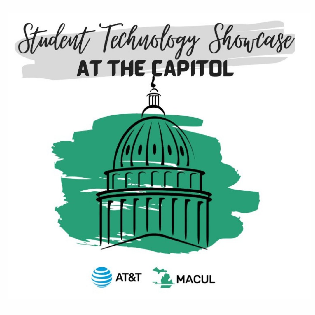 It’s not too early to start planning for the December 3rd Student Technology Showcase at the Michigan State Capitol. Consider bringing a team of students to showcase how technology integration is supporting and enhancing student learning: bit.ly/techshowcase25