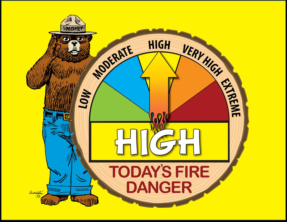 The Predicted Fire Danger for This Weekend Saturday August 9th &amp; Sunday August 10th, 2025 is HIGH
NO BURNING THIS WEEKEND