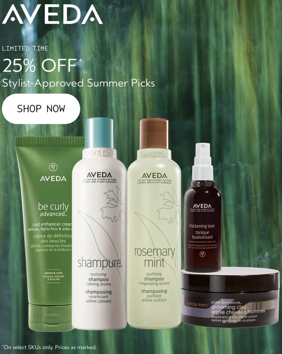 Aveda and Bradz Summer Best Sale Ever Sale is too good to stop!! - mailchi.mp/bradz/aveda-an…