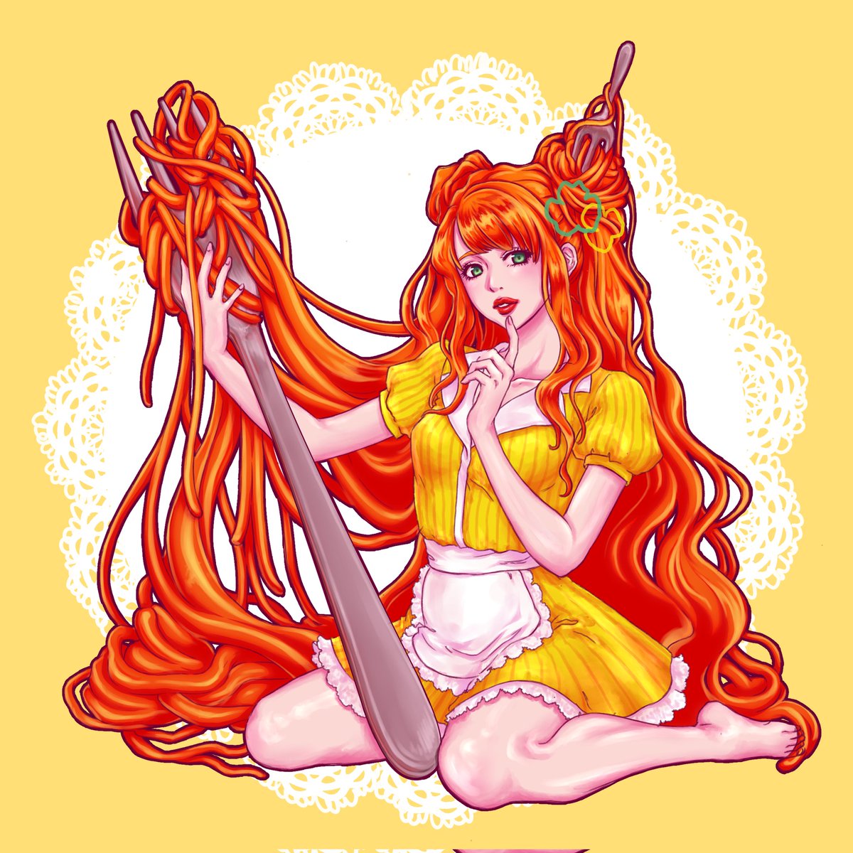 過去絵だけど、キャラ作れるようになったらこの子も作りたいかも。