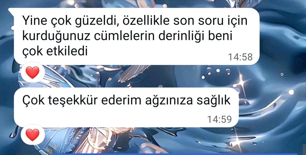 #Tarot geri dönüşü 💕