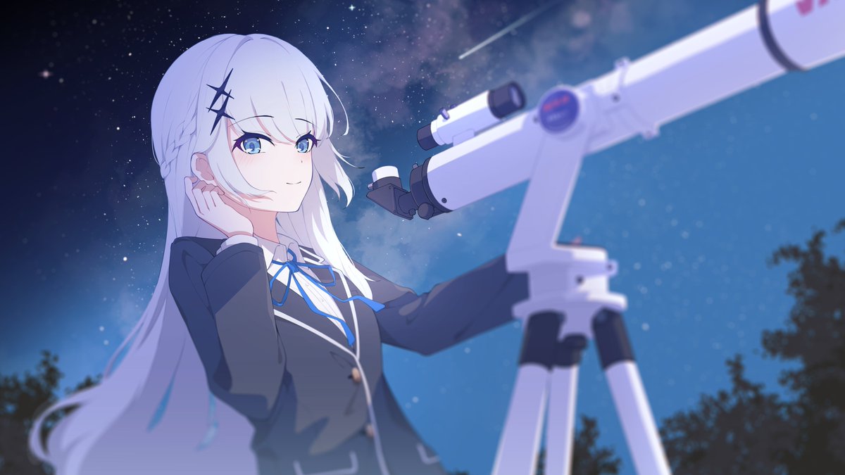 RaStarStudio's tweet photo. 【開発中スチル紹介】

「どうしたの？私の方をじっと見て」

▼ゲームのデモ版のURLはツリーに掲載しています
#スーパーゲ制デー #gamedev #indiedev #ゲーム開発
#キミトーク https://t.co/J1CWU72S67