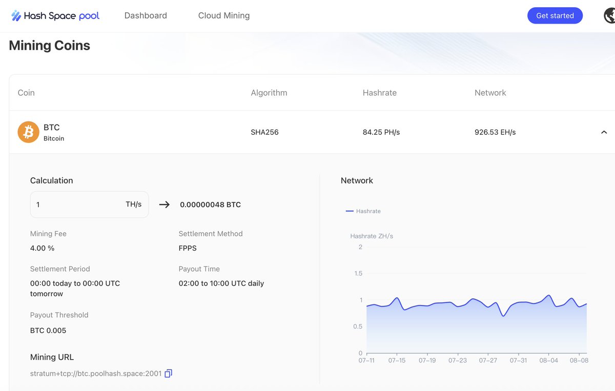 Hashspace Mining Pool uses PPS for stable, transparent rewards. Global  nodes + smart routing = low-latency, efficient payouts for BTC, LTC & more.  From solo miners to institutions, join us to unlock