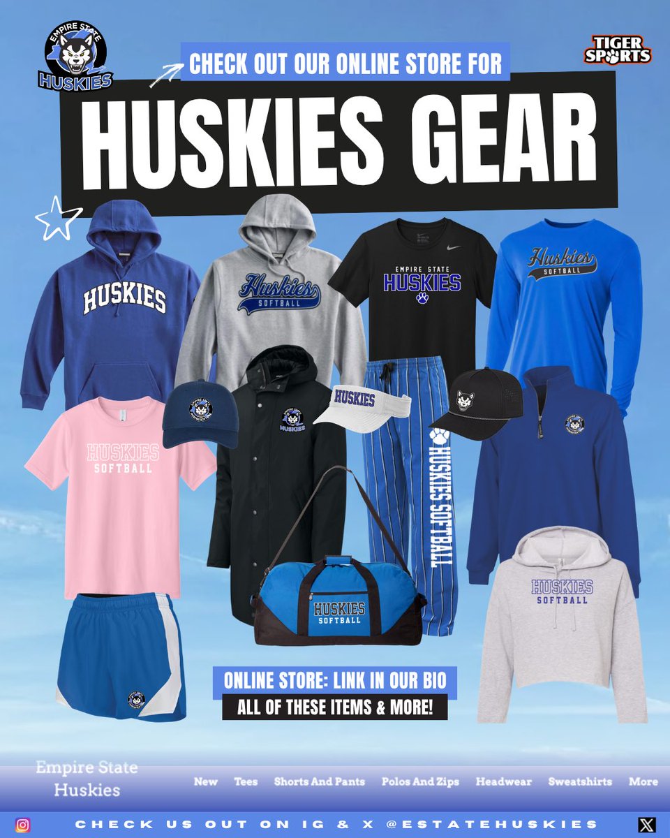 Empire State Huskies (@estatehuskies) on Twitter photo ๐ฎ๐๐๐ & ๐จ๐๐๐๐๐๐ โจ๐ฅ
New season, new gear! Use the link to get your Huskies apparel! 
catoonahink.com/empirestatehusโฆ
#GDTBAH #DogsUp #RowTheBoat ๐ฎ๐๐๐ & ๐จ๐๐๐๐๐๐ โจ๐ฅ
New season, new gear! Use the link to get your Huskies apparel! 
catoonahink.com/empirestatehusโฆ
#GDTBAH #DogsUp #RowTheBoat