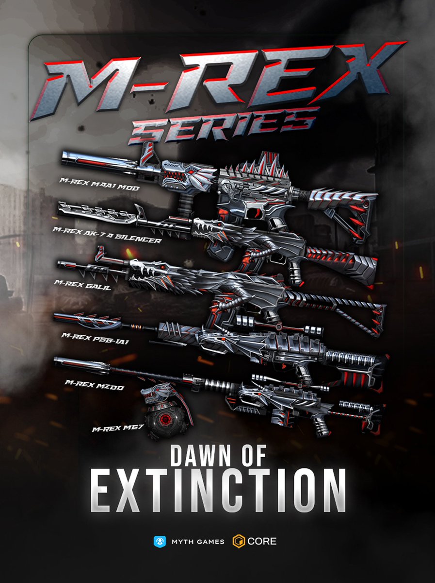 MythGamesNet's tweet image. M-REX Series
Coming soon to SF Legends

#DawnOfExtinction #contentupdate