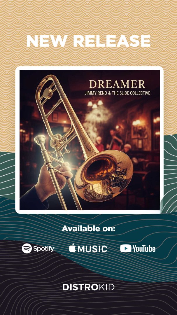 ✨ New Album – Dreamer ✨
15 tracks. 12 originals. 3 classic covers.
Trombone-led traditional jazz meets cinematic symphony orchestra.
Every note tells a story… and every story begins with a dream. 🎵🎺
#Dreamer #JazzAlbum #SmoothJazz #JazzLife #TromboneJazz #SymphonicJazz #jazz