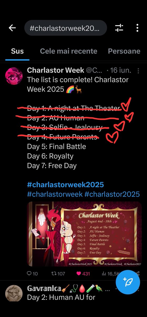 #charlastorweek2025 
Day 5: Final Battle 
 I was a little late with day 5 but I managed to do it... Now they both deserve a rest after this hard battle...😌✨️❤️
#charlastorweek2025 
#HazbinHotelFanart #Alastor #CharlieMorningstar #charlastor #radiobella 
#charlastorweek2025