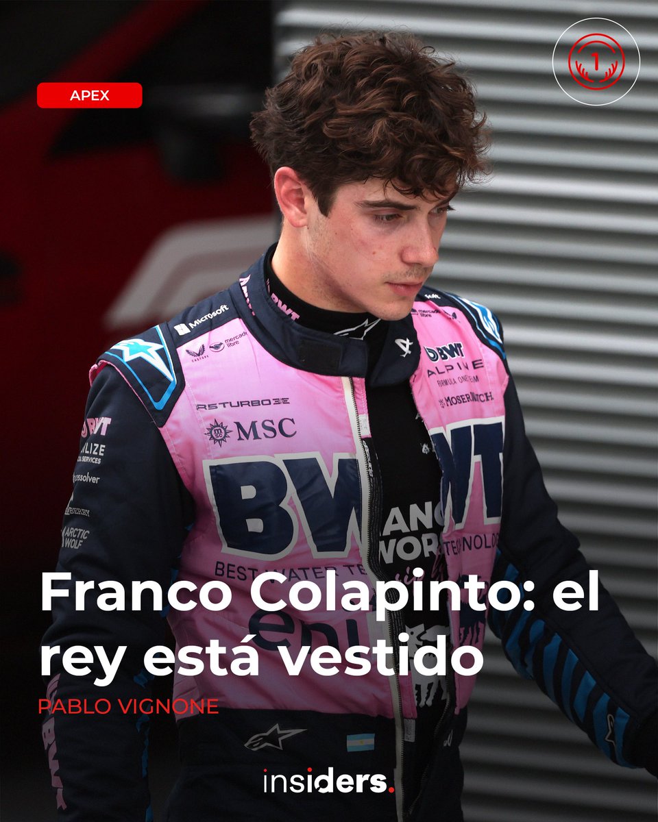 Insiders (@insiders_news) on Twitter photo 🏎️ #APEX | Franco Colapinto: el rey está vestido
🏁 Aprovechamos el parate para analizar el presente de Franco Colapinto, el constante tira y afloje alrededor de su figura y su futuro en la Fórmula 1.
✍️ <a href="/pvignone/">Pablo Vignone</a>
🔗 insiders-news.com/p/el-rey-esta-… 🏎️ #APEX | Franco Colapinto: el rey está vestido
🏁 Aprovechamos el parate para analizar el presente de Franco Colapinto, el constante tira y afloje alrededor de su figura y su futuro en la Fórmula 1.
✍️ <a href="/pvignone/">Pablo Vignone</a>
🔗 insiders-news.com/p/el-rey-esta-…