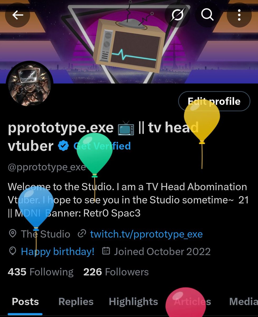 Hehe I got balloons today