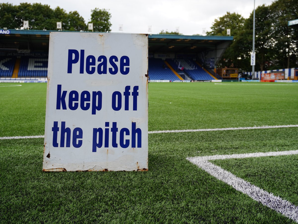 Gigg Lane Ready 🏡

A massive welcome to all the travelling contingent from Newcastle Town and to our guests today from Morecambe 🫶

#BuryFC #bfc140