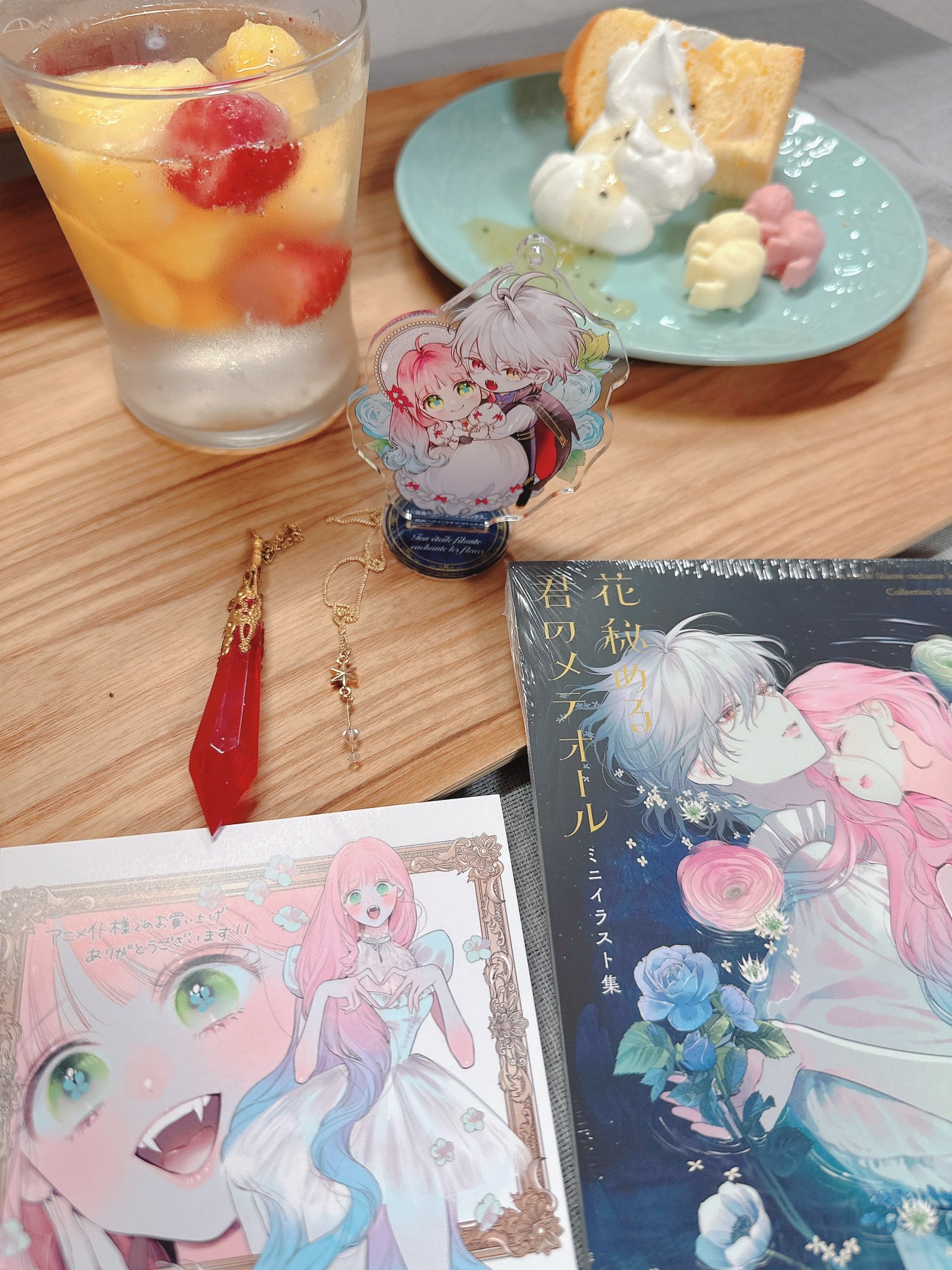 花秘める君のメテオール　１巻　珠森ベティ先生直筆サイン入り 花秘める君のメテオール in OSHI BASE Harajuku」珠森ベティ描き