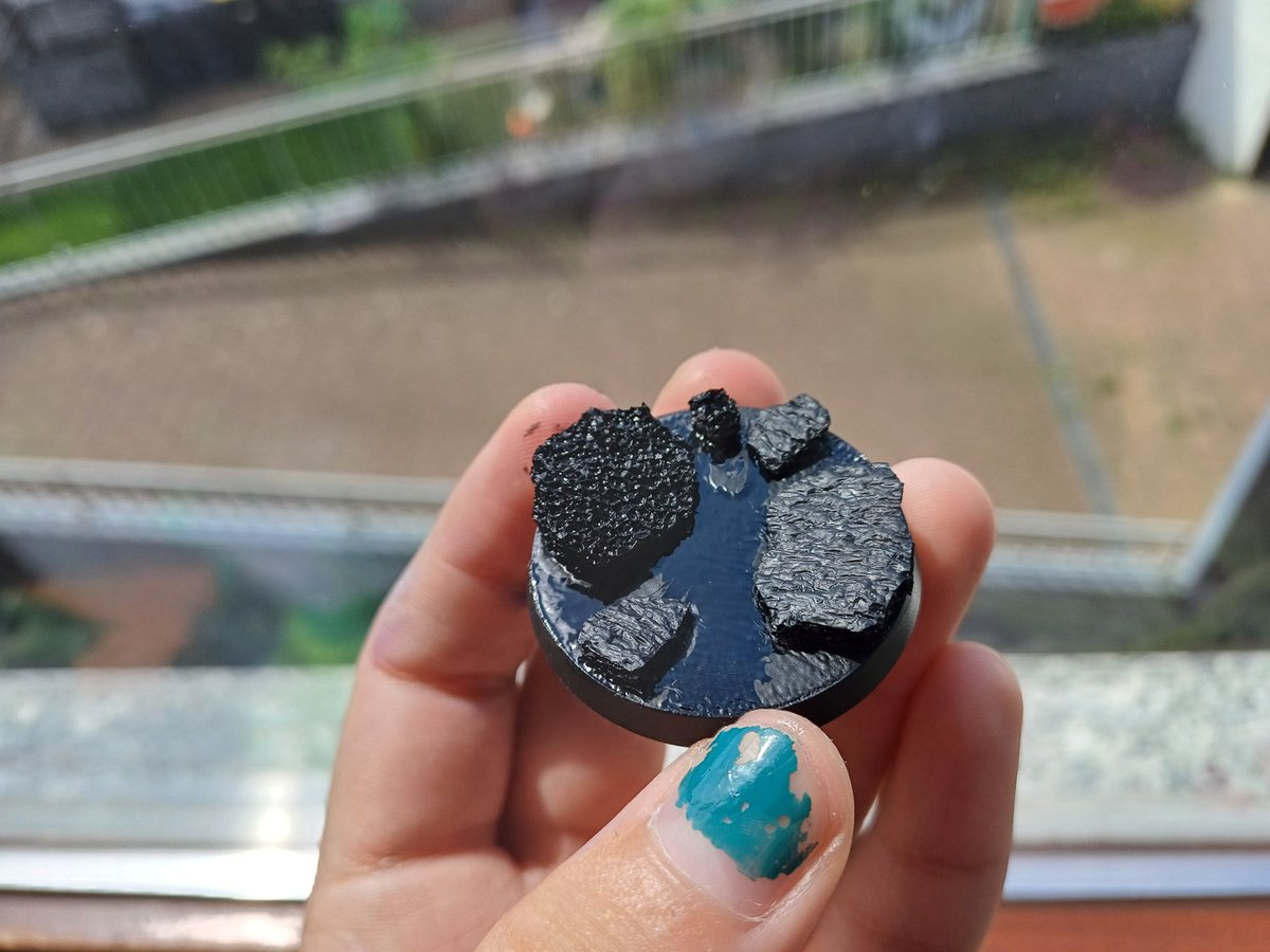 This'll be a lava base with basalt rocks.