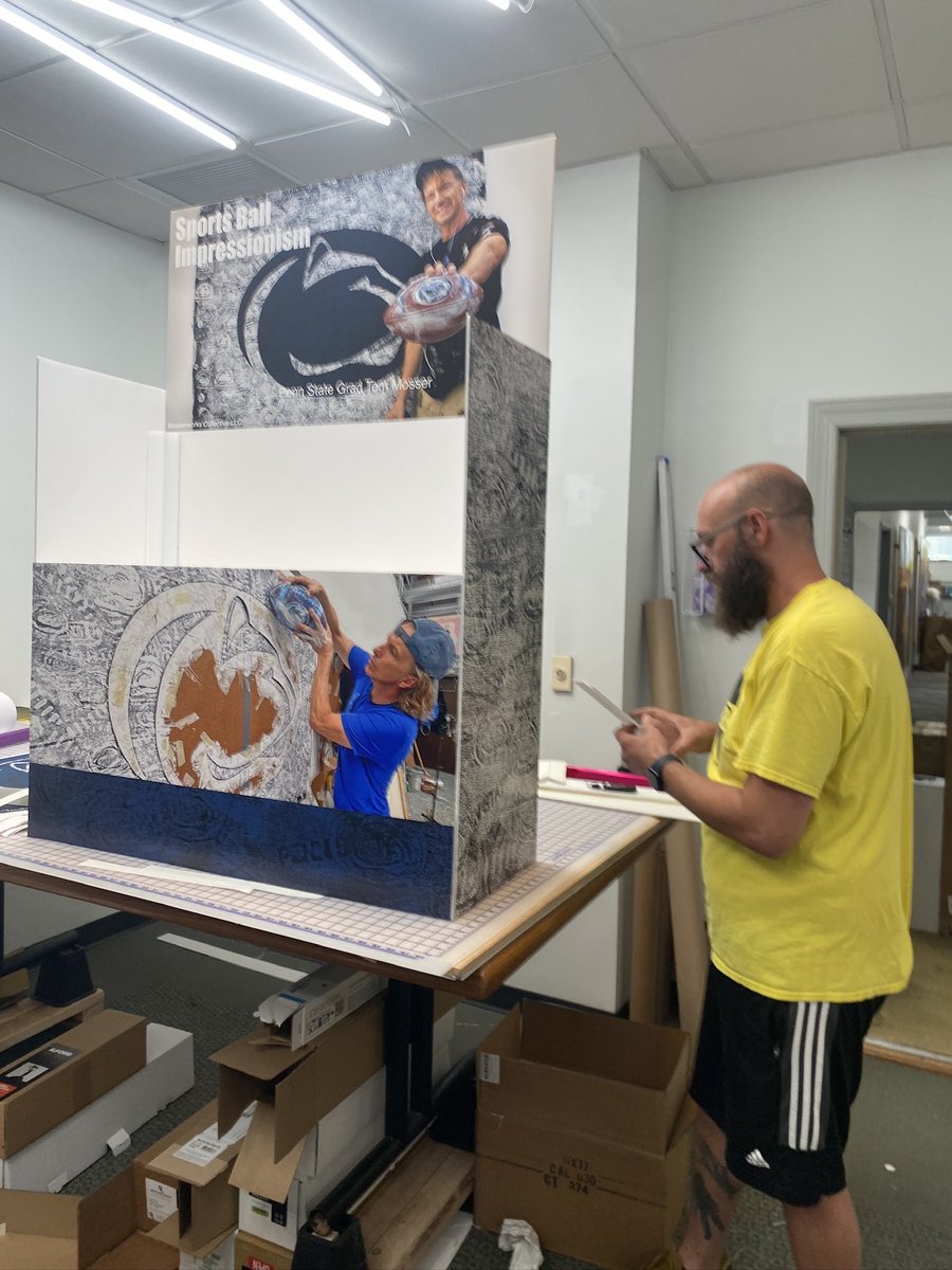 Tom Mosser Design (@tommosser) on Twitter photo It’s happening.
Josh Snider of Pittsburgh Print ship is shown building a amazing custom point of purchase display that will be installed today at the Student Book Store at Penn State in State College.
<a href="/SBSPennState/">The Student Book Store at PSU</a> It’s happening.
Josh Snider of Pittsburgh Print ship is shown building a amazing custom point of purchase display that will be installed today at the Student Book Store at Penn State in State College.
<a href="/SBSPennState/">The Student Book Store at PSU</a>