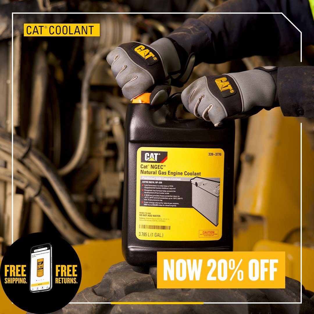 Summer's no match for your machine — and your wallet.
Get 20% off all coolant with code BEATHEAT + free shipping &amp; returns on all online orders.

Keep cool. Keep moving. bit.ly/46l7o1E

#HOLTCAT #Promo