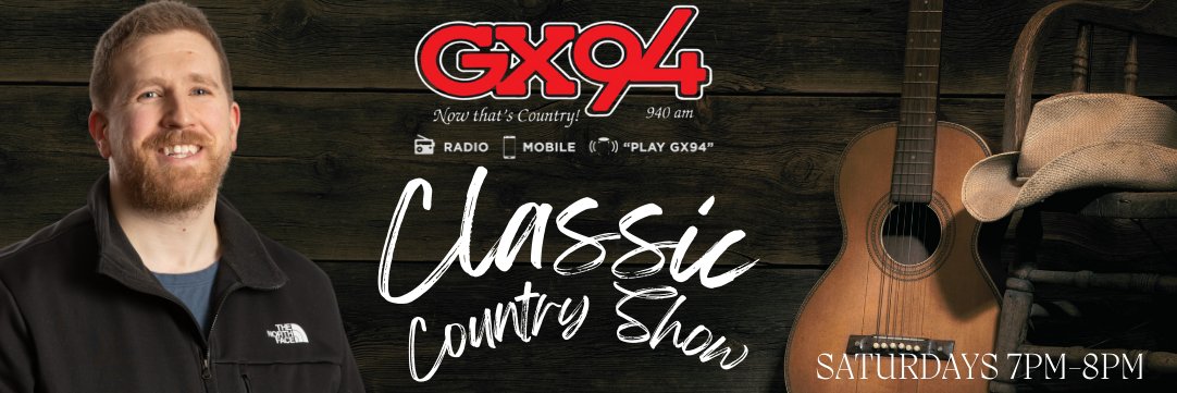 Some classic George Strait, Ronnie Milsap, and Conway Twitty are all coming up on tonight's GX94 Classic Country Show with Evan Montgomery! -Olivia

listen.streamon.fm/cjgx
