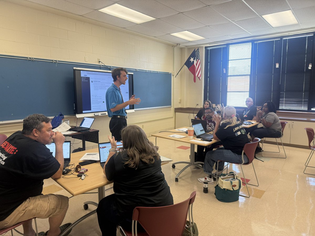 CTECCISD's tweet image. Kicking off the 25-26 SY with student motivation, professional development, &amp;amp; a team approach!