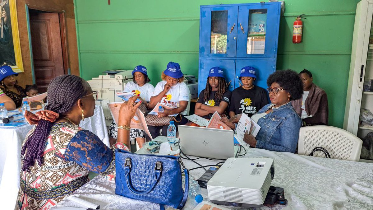 unicefcameroon's tweet photo. After the #GirlsMovement Caravan, one gap was clear teenage mothers’ voices were missing.
At Pasqua Humanitarian Foundation, adolescent moms shared challenges & hopes, helping shape the National Agenda for Girls’ Rights.
#GirlsVoicesMatter #LeaveNoGirlBehind #UNICEFCameroon https://t.co/y7hrIc5Cs6