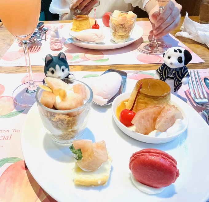 アフタヌーンティーもディナーも美味しかった暑い中沢山お話してくださっていつもありがとうございます…!