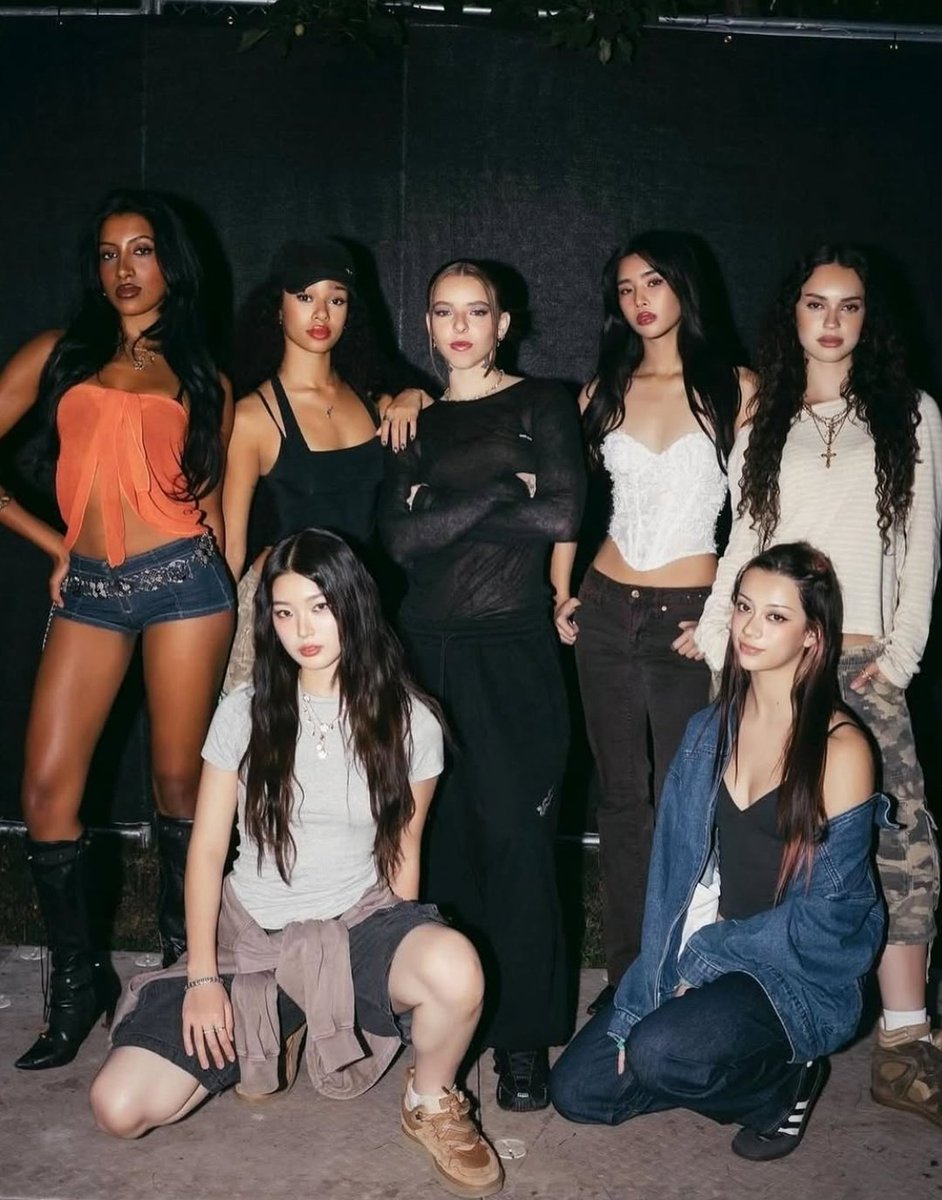 a virginia com as meninas do katseye