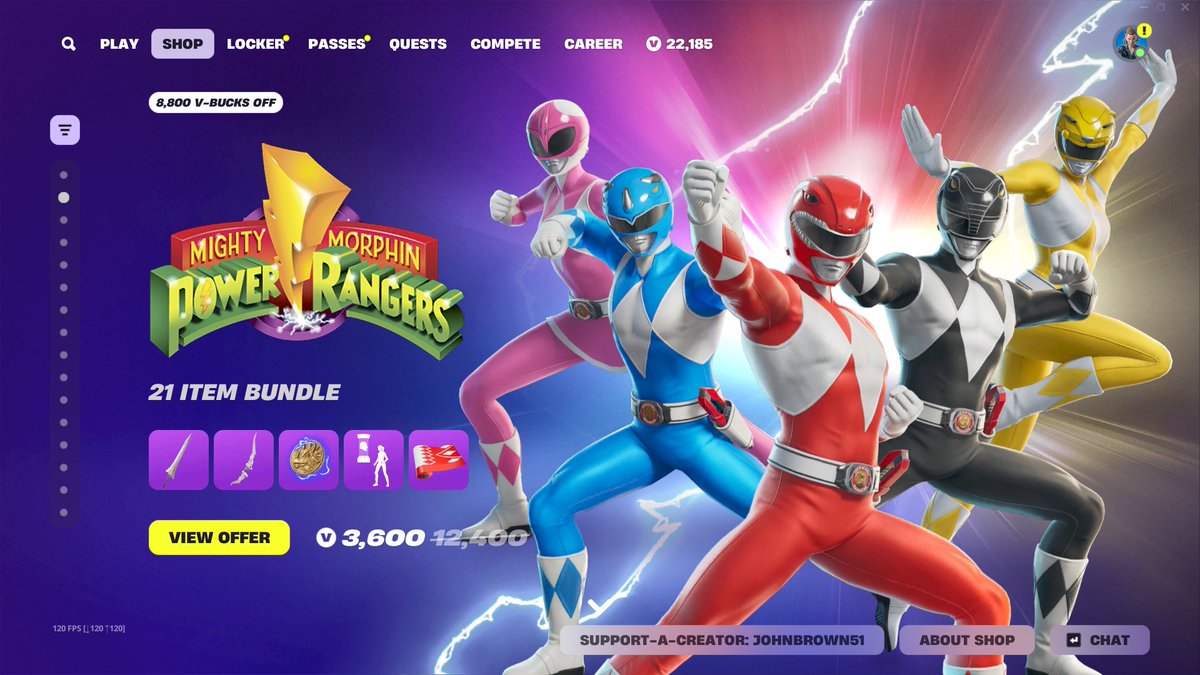 John Brown (@john_brown51) on Twitter photo Fortnite Power Rangers Bundle Giveaway • ❗ Ends in 48 hours
Prizes:
• 10x Power Rangers Bundle
To Enter:
• Follow <a href="/John_Brown51/">John Brown</a>
• ❤️ & 🔃
• 💬 & @ 3 Friends
T&Cs: links.addmsgpost.com/PowerRangersGi… Fortnite Power Rangers Bundle Giveaway • ❗ Ends in 48 hours
Prizes:
• 10x Power Rangers Bundle
To Enter:
• Follow <a href="/John_Brown51/">John Brown</a>
• ❤️ & 🔃
• 💬 & @ 3 Friends
T&Cs: links.addmsgpost.com/PowerRangersGi…