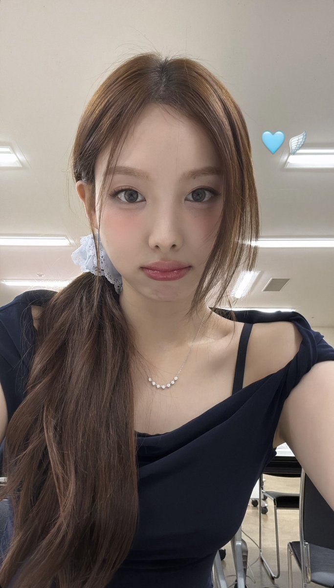 たまたま今日ナヨンちゃんと同じように髪の毛くくってたのも奇跡だし、嬉しかった🥺💖